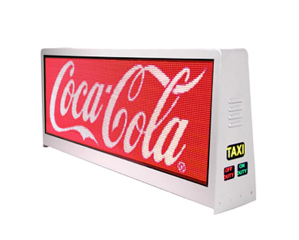 Outdoor Car LED Display Screen Taxi Top LED Display P5 Outdoor LED