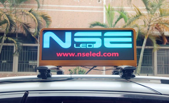 Car top LED display